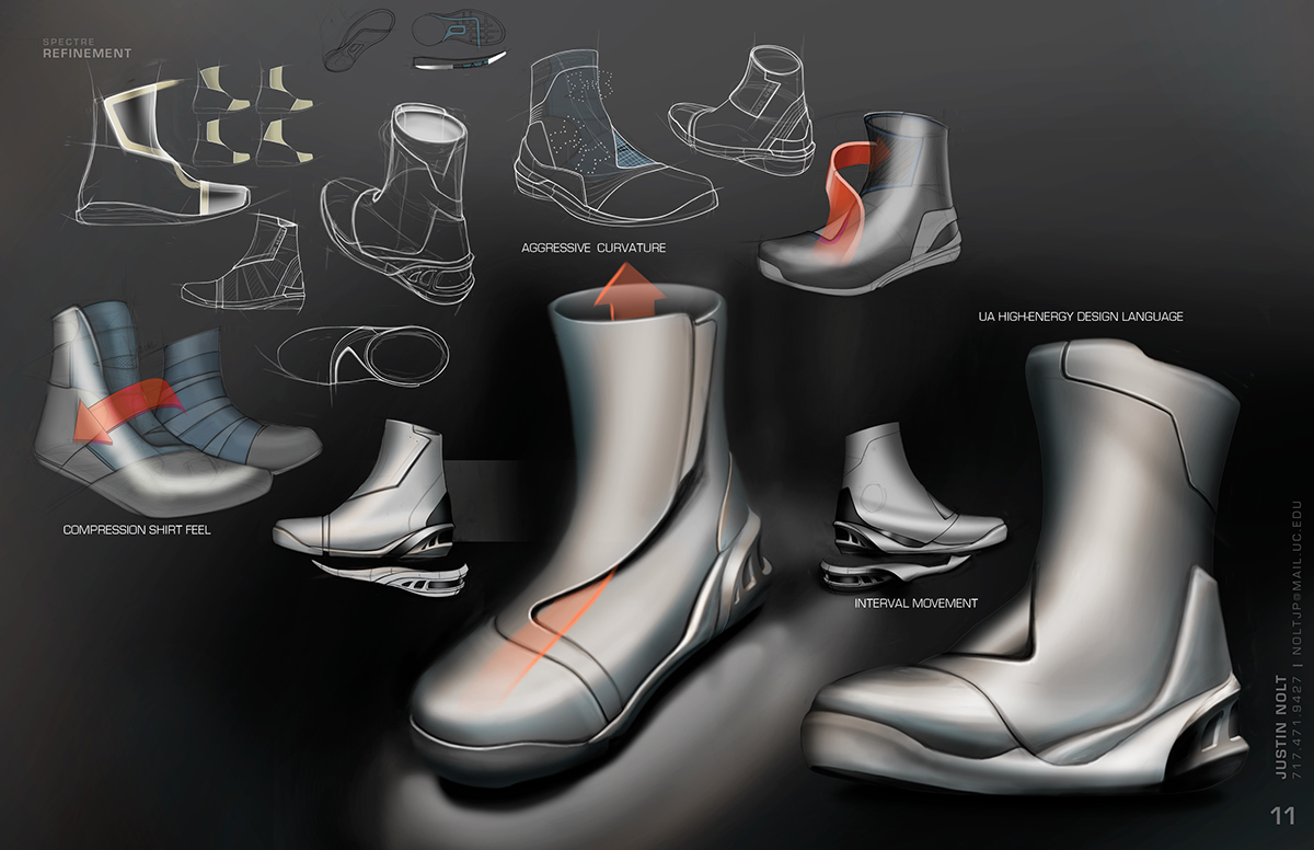 footwear shoes intern UnderArmour design conceptkicks cklab