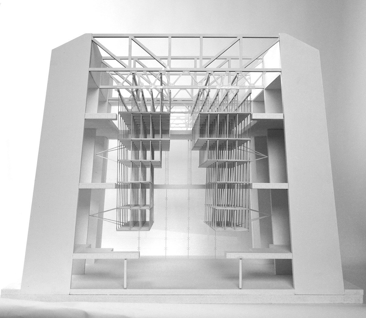 Alberto Kalach architecture Case Study design model UCLA Architecture vasconcelos library