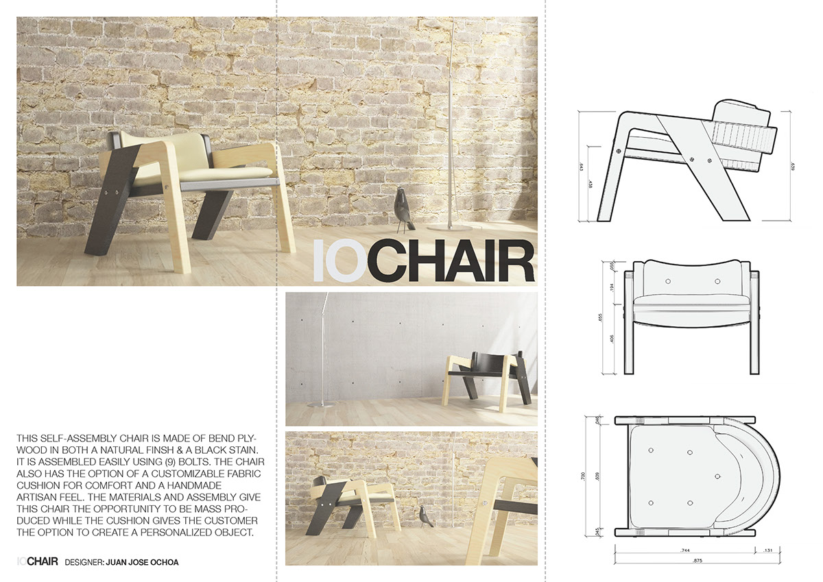 easy chair plywood