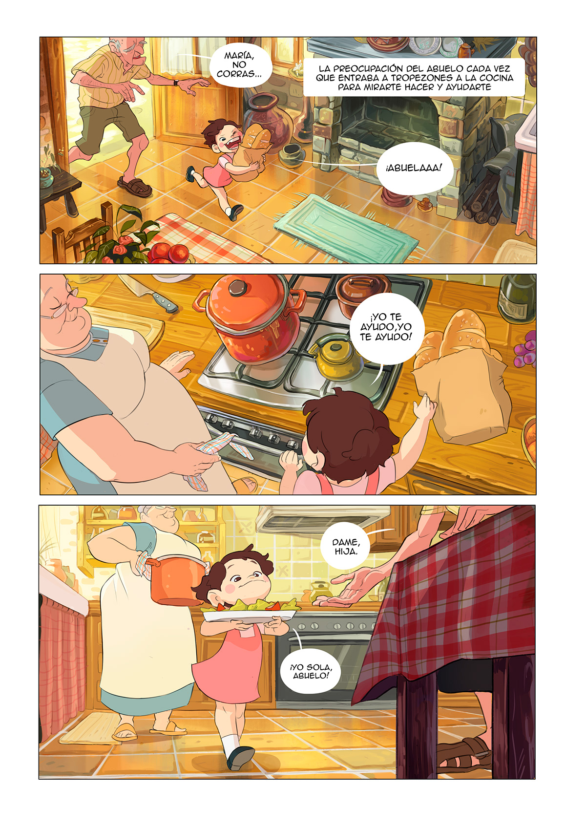 color comic Food  gastronomy ILLUSTRATION  portfolio
