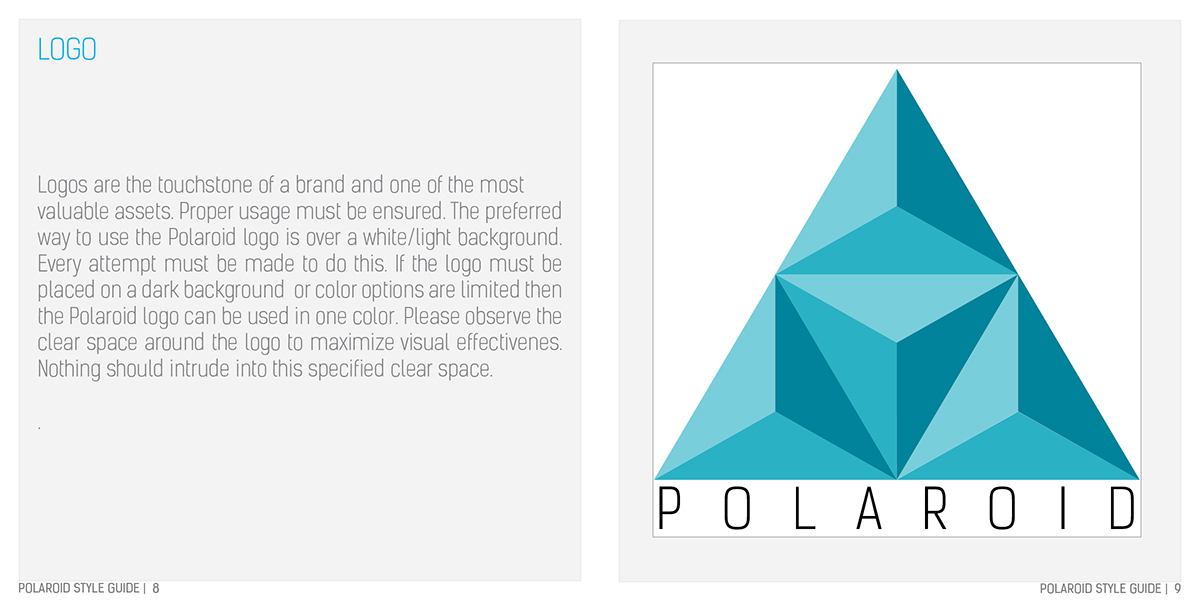 rebranding POLAROID Style Guide