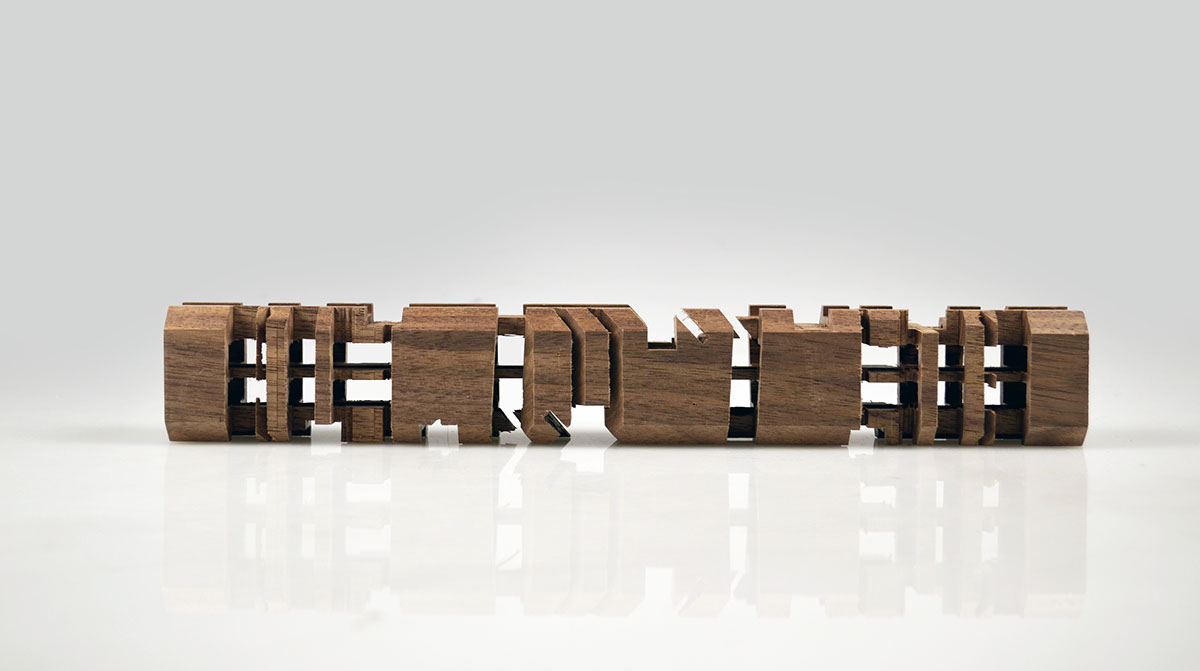 wood negative space tablesaw Cuts #architecture #experiements #Modular