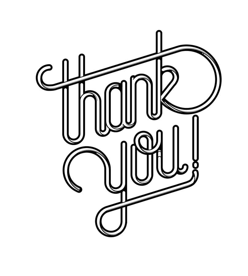 bnomio thankyou lettering letters vector type graphicdesign design