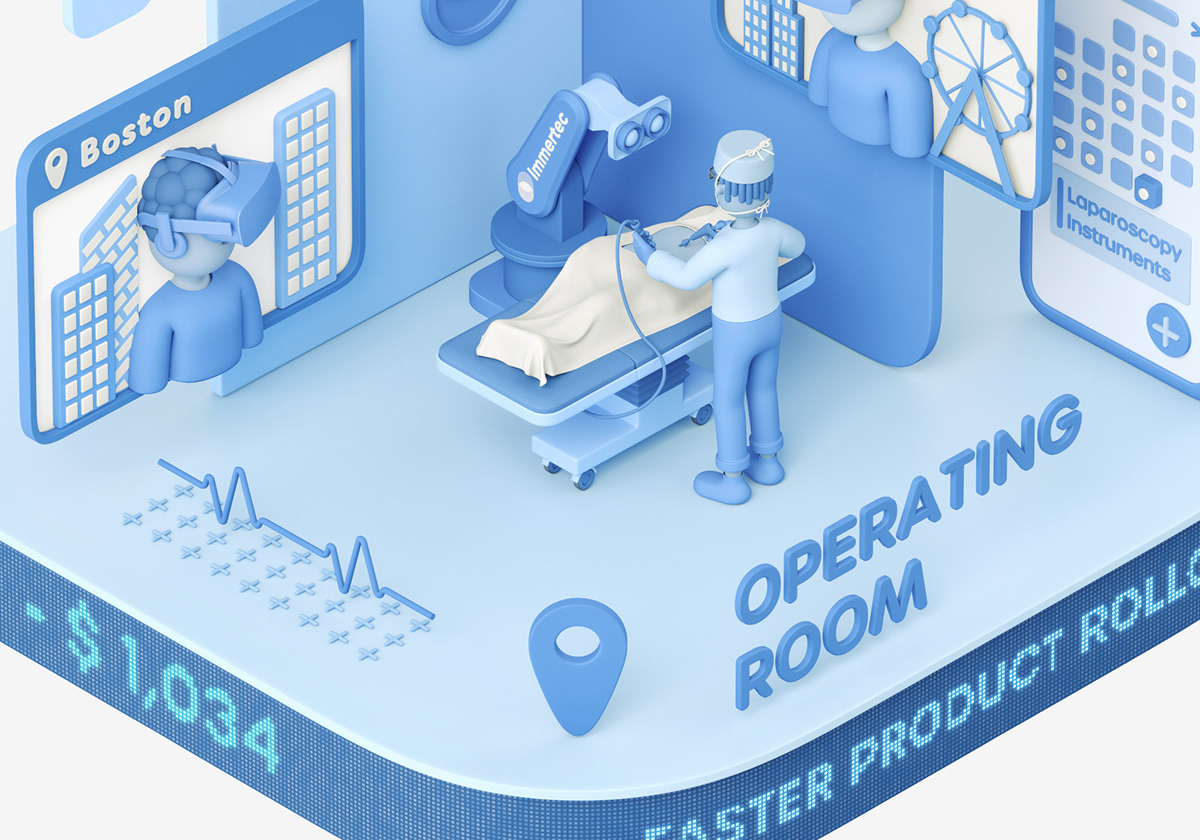 medtech vr Virtual reality medicine hospital doctors medical surgery Startup Isometric