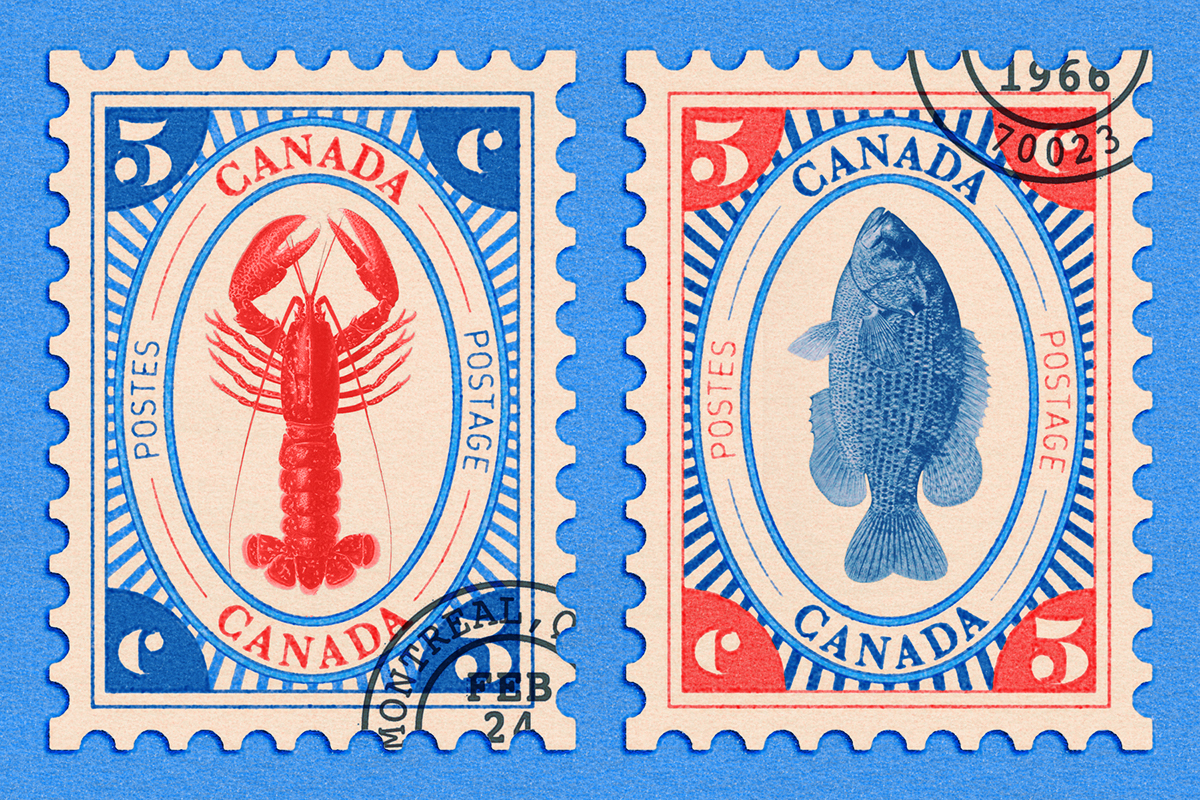 stamp Canada Postage marine Ocean mail