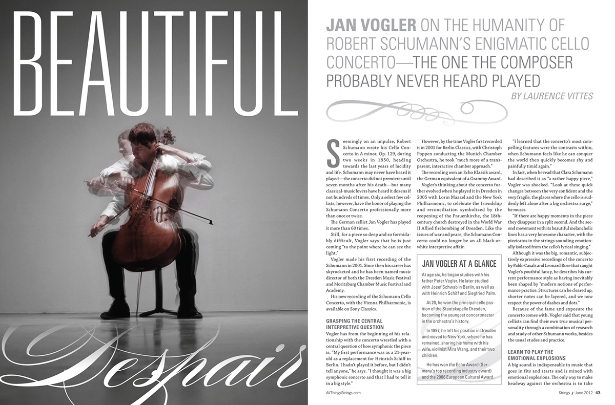 cello design magazine Classical elegant emotion