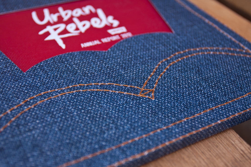 levi's Urban rebel jeans red grunge brush