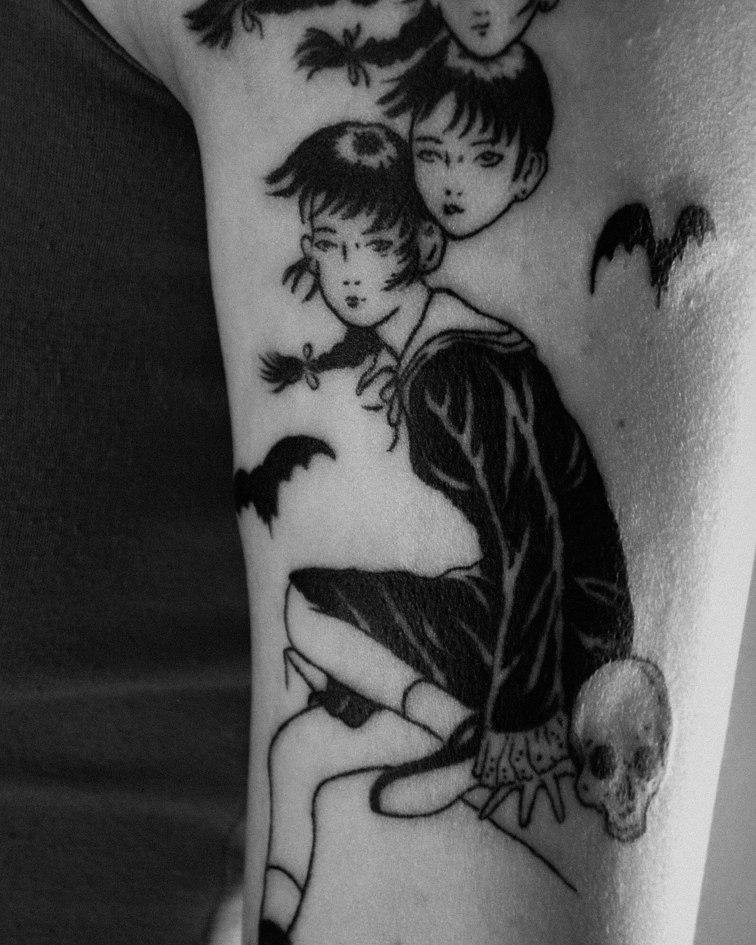 tattoo Drawing  manga ILLUSTRATION  Tattoo Art blackworktattoo finelinetattoo