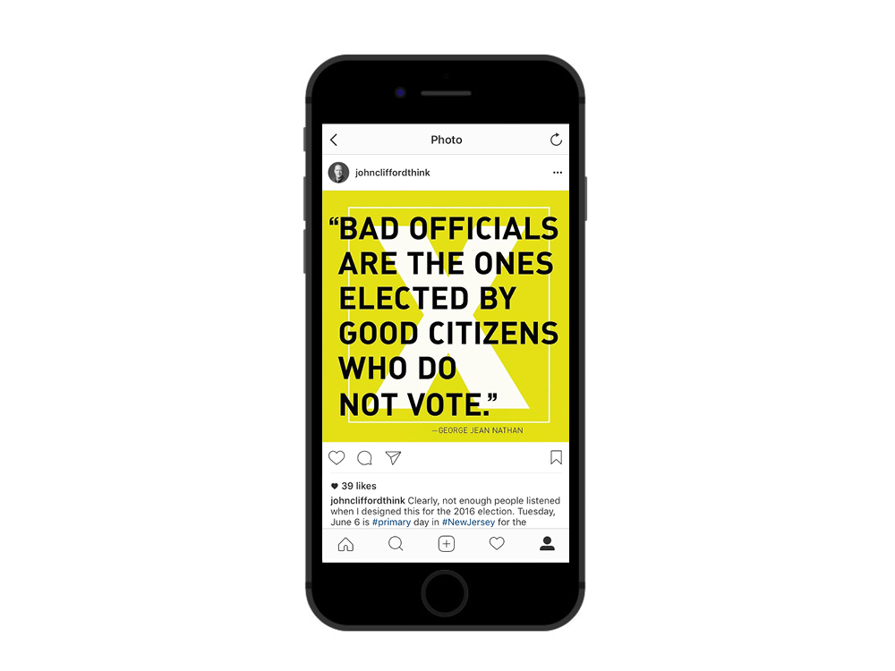 vote poster instagram