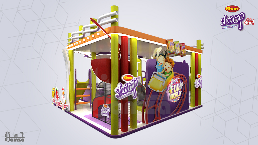 SHAN shoop noodles food stall stall booth Stand sampling play area festival