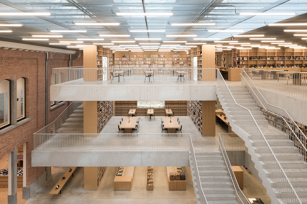 utopia library KAAN architecten aalst architecture architectural photography