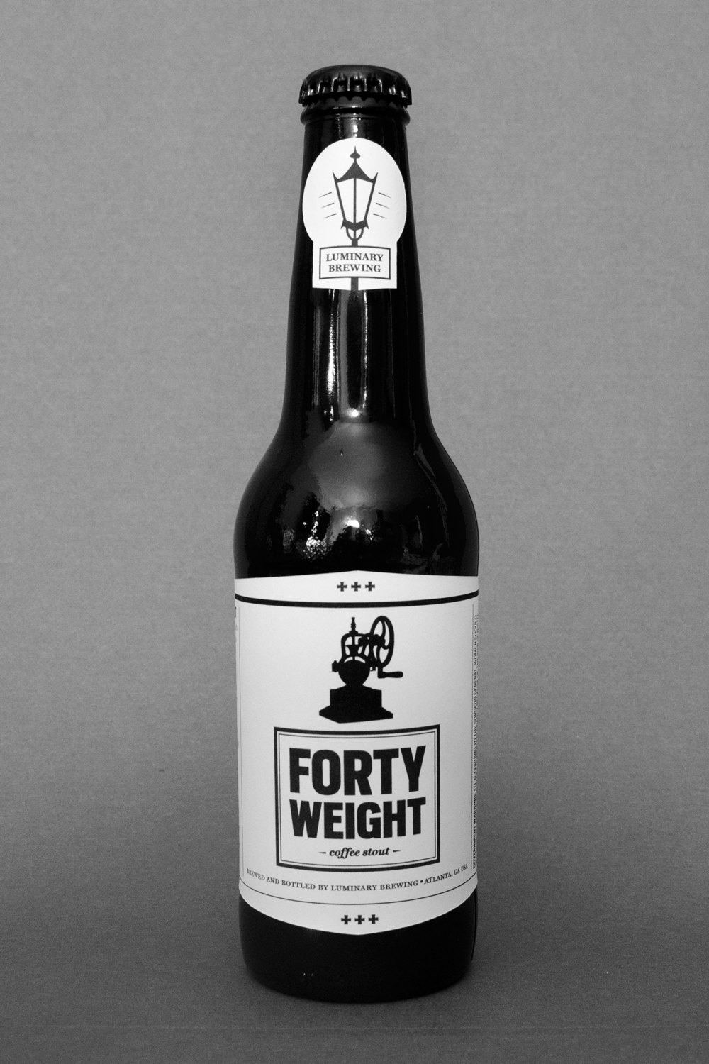 labels beer brew Luminary Luminary Brewing brewery forty weight bottle beer bottle 1800's Coffee coffee stout stout