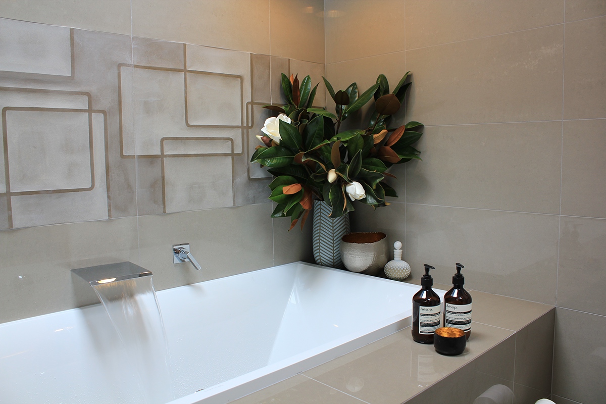 bathroom Powder Rooms Style colour tiles tapware vanity