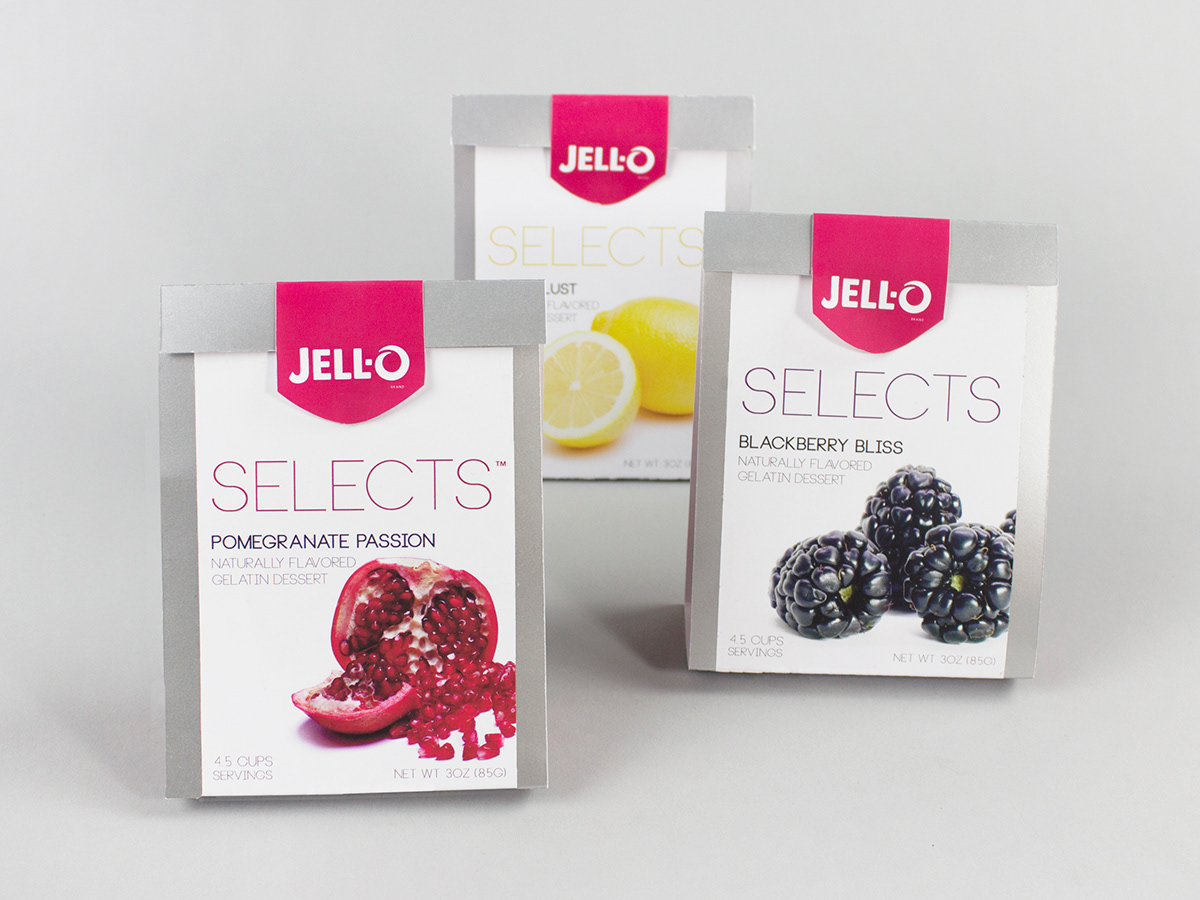 jell-o Rebrand identity