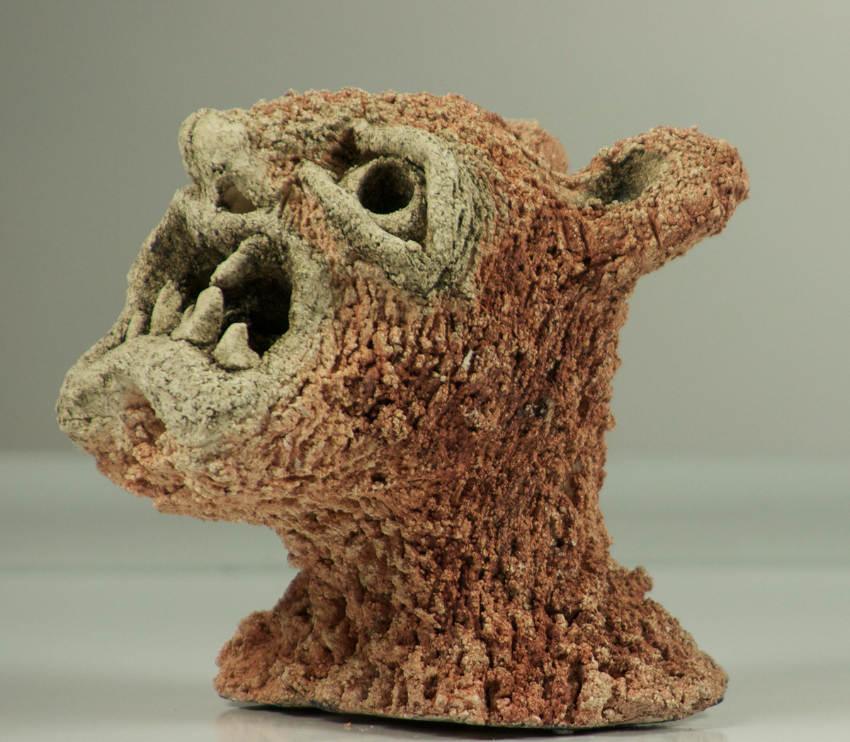 monster bear ceramics  sculpture mythology textures clay modeling creatures fantasy Gargokken luis garza mexico arts craft