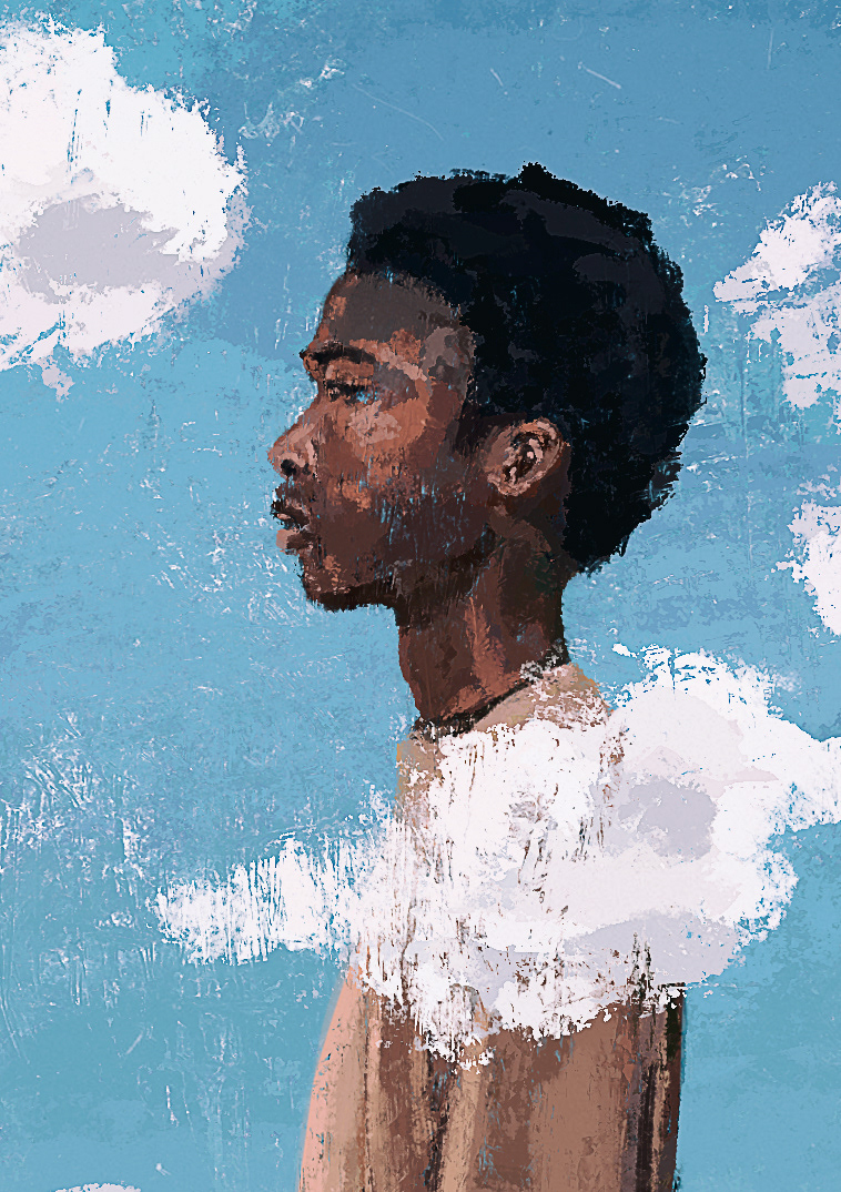 arte digital boy donald glover Drawing  editorial Ilustração painting   portrait SKY