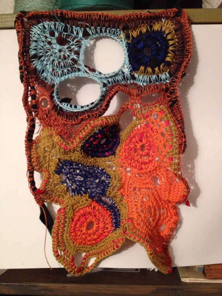 crochet soft sculpture