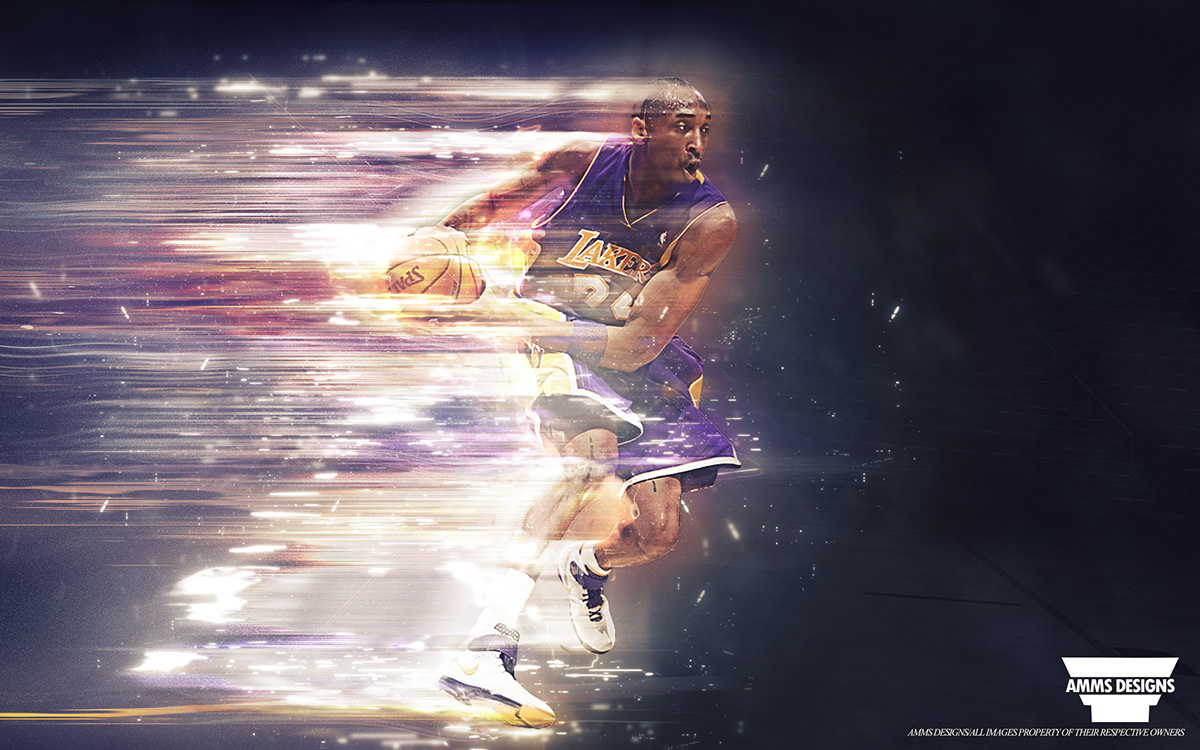 Kobe Bryant 32k Lakers NBA wallpaper ammsdesigns