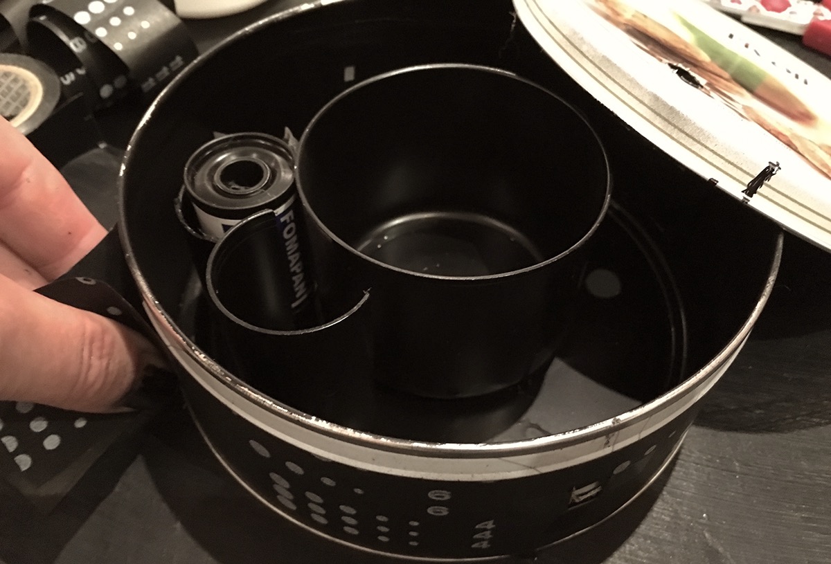 camera obscura pinhole analog 3-hole pin self-built 35mm film Pinhole camera