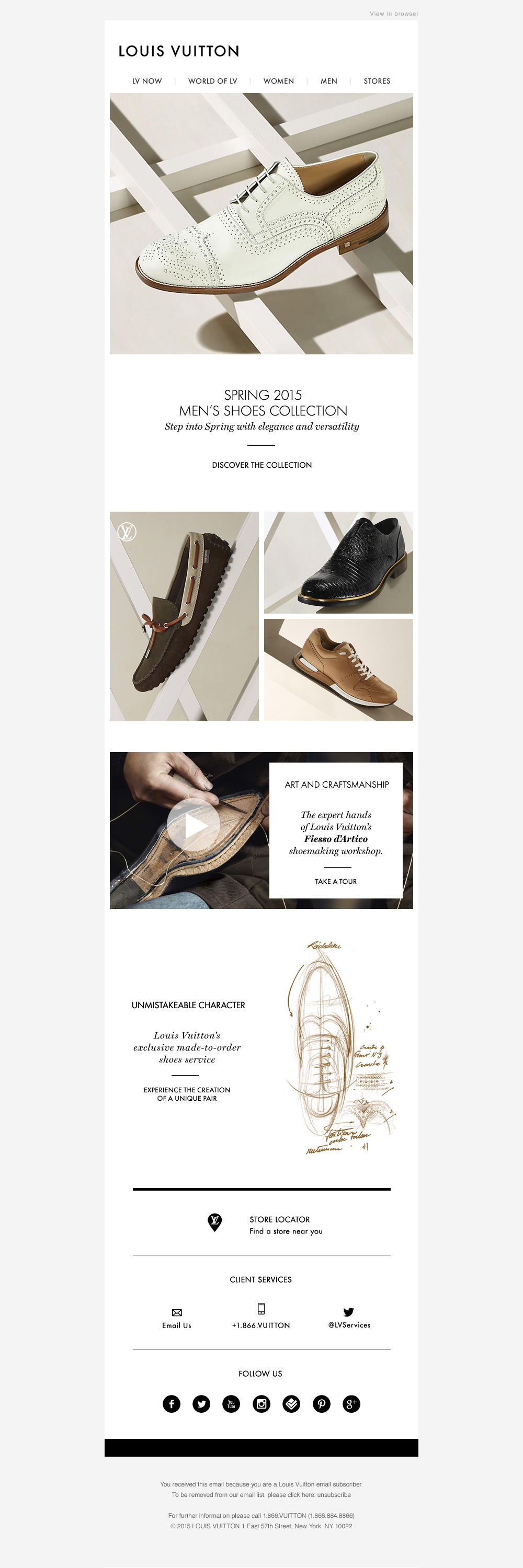 George Gozum - Louis Vuitton (Paris) Responsive Email Templates