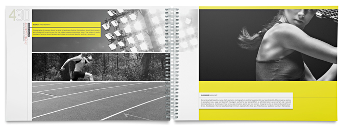 new balance sports graphic design guidelines Rebrand conceptual