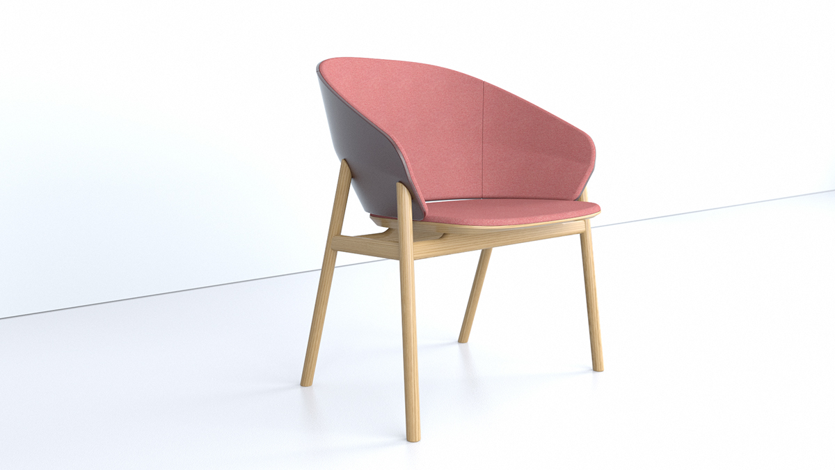 Adobe Portfolio chair Scandinavian lounge