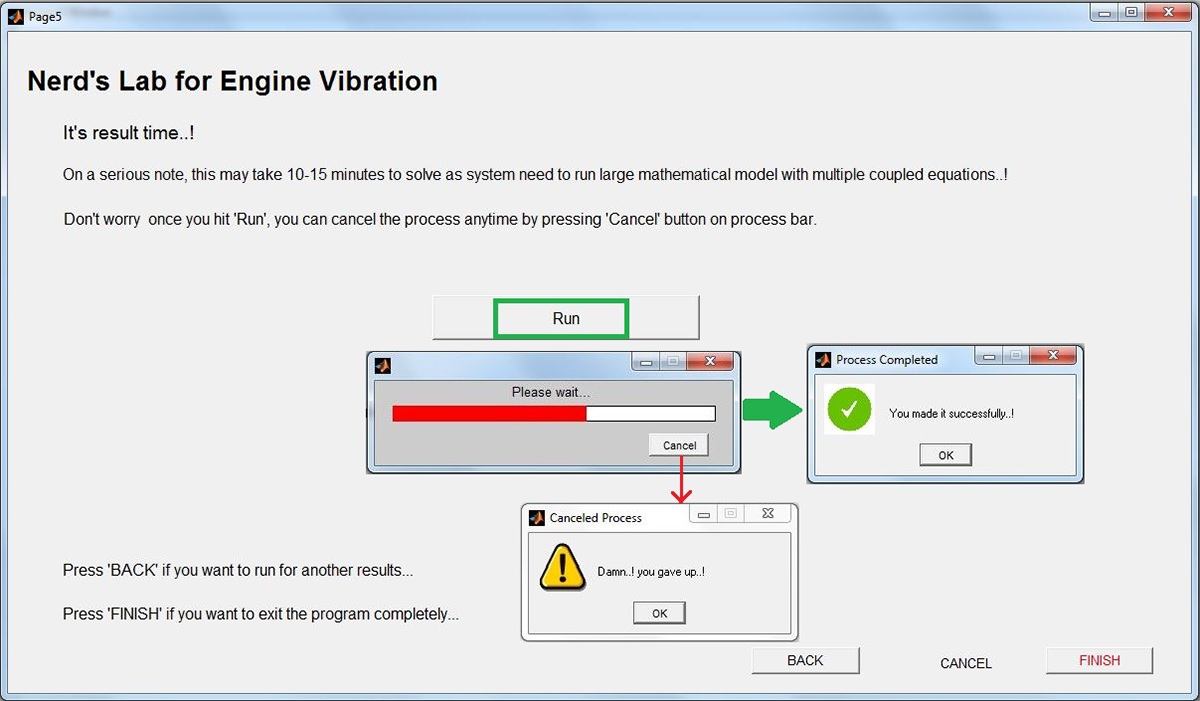 matlab Simulink Guide programming  coding engine Torsional Vibrations results app GUI design