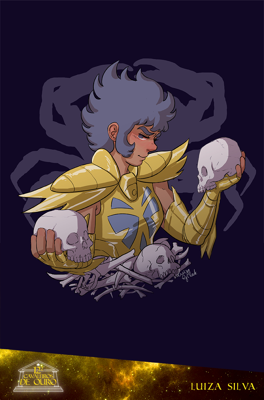 ILLUSTRATION  collab Saint Seiya Cavaleiros do Zodiaco Cavaleiros de Ouro Gold Saints