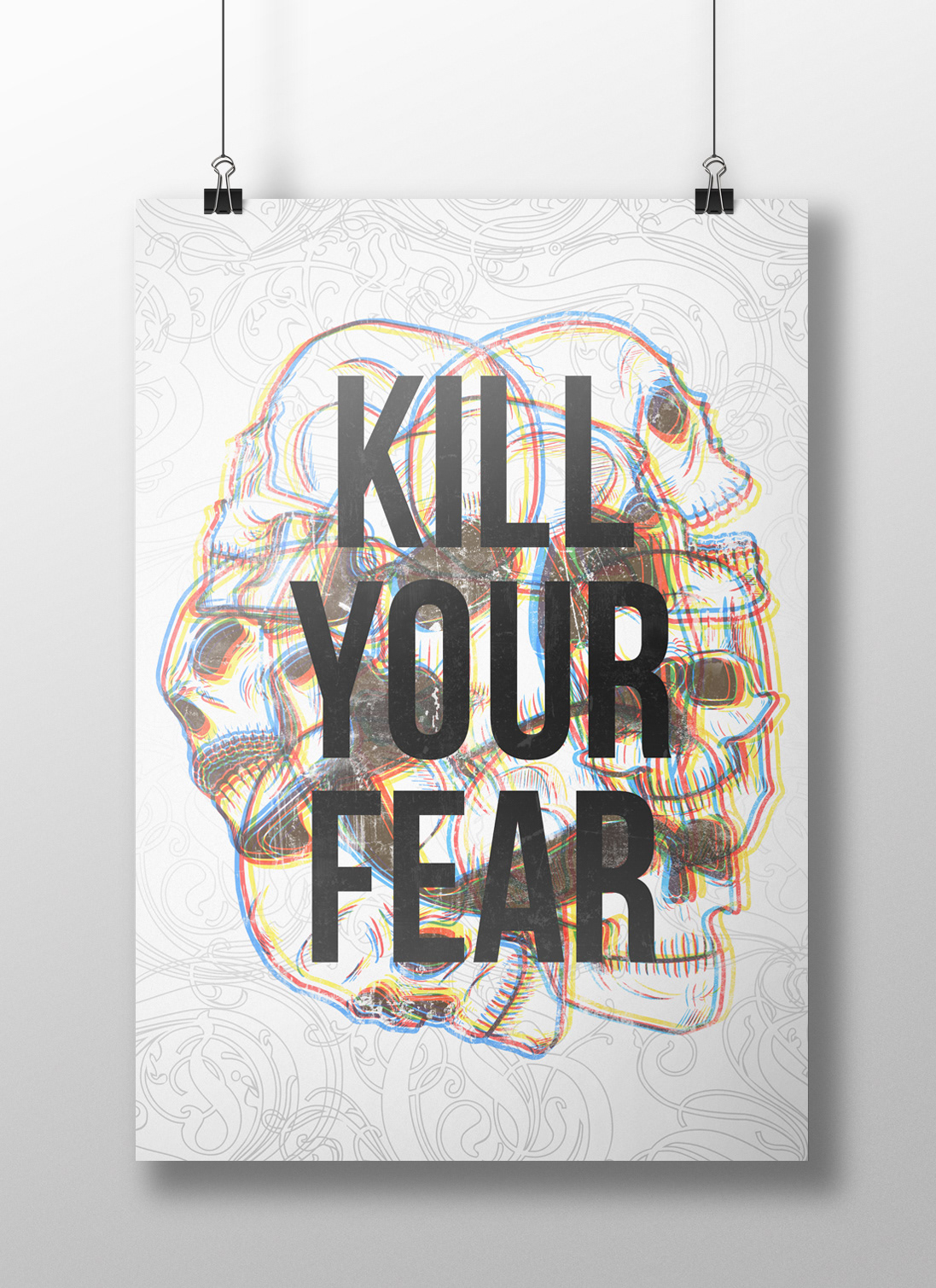 hateart Hart lokta hate poster sticker motivation skull kill fear