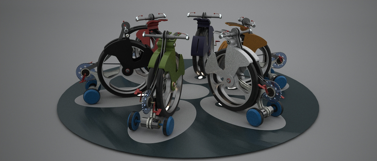 Urban transportation Foldable compact human powered