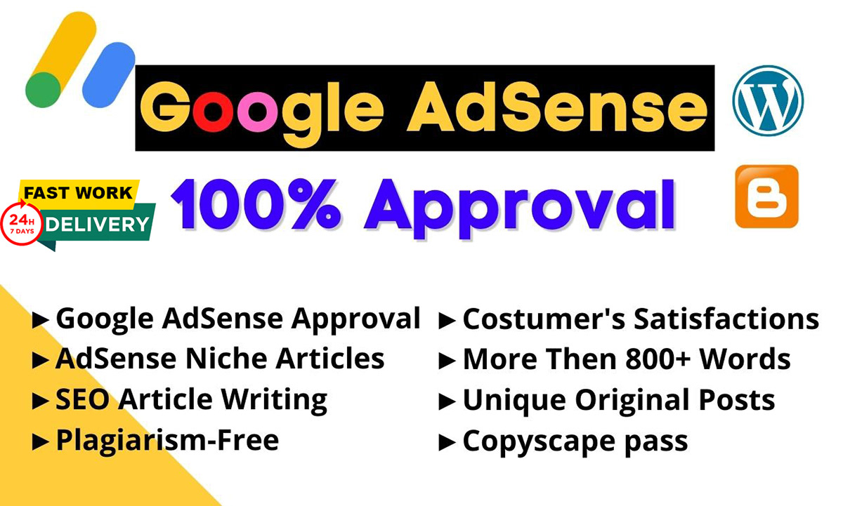 Adsense Approval article writing Blog Post Content Writing Google Adsense Google AdSense Approval SEO SEO Content seo content writing website content