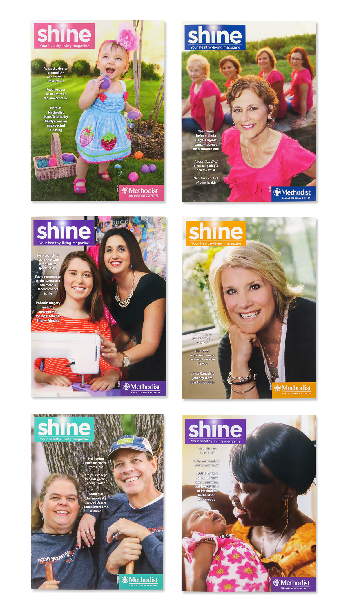 photos Whitespace publication magazine healthcare hospital patient stories color shine