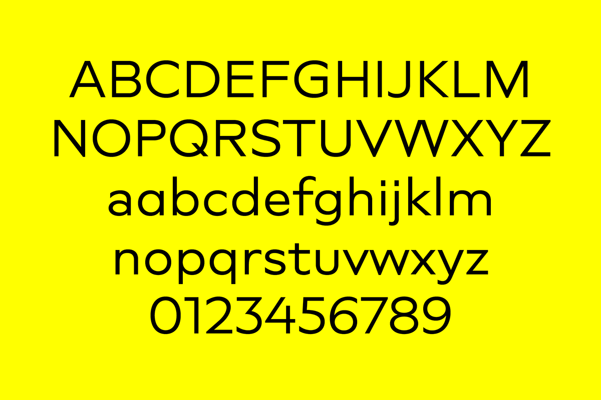 font family branding  type Futura free Testversion logo geometric circular