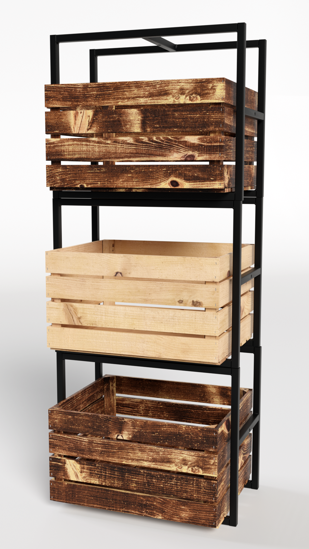3D blender cycles wooden crates crates wood texture