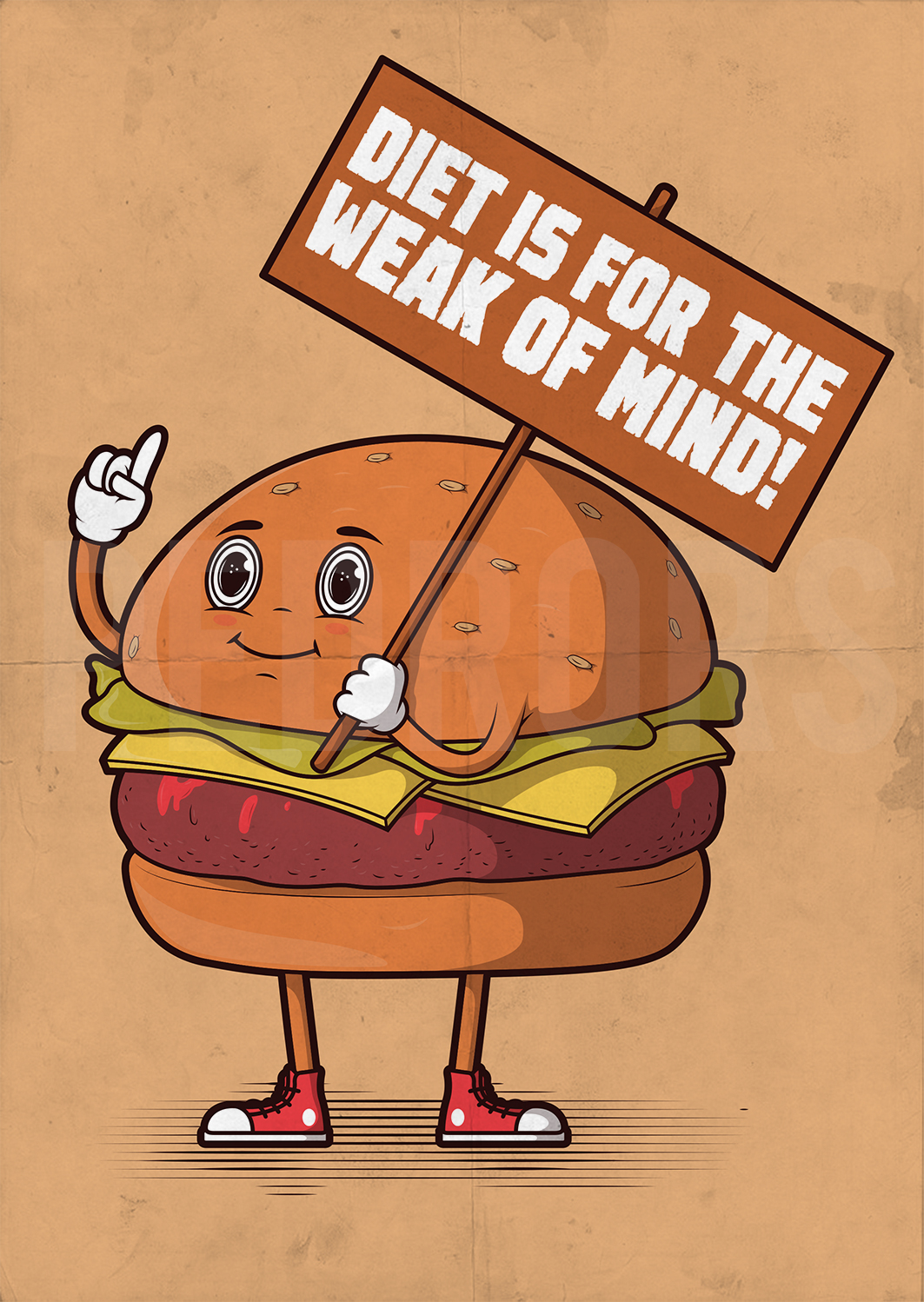 vector art Food  poster design graphic Character colors funny inspiration