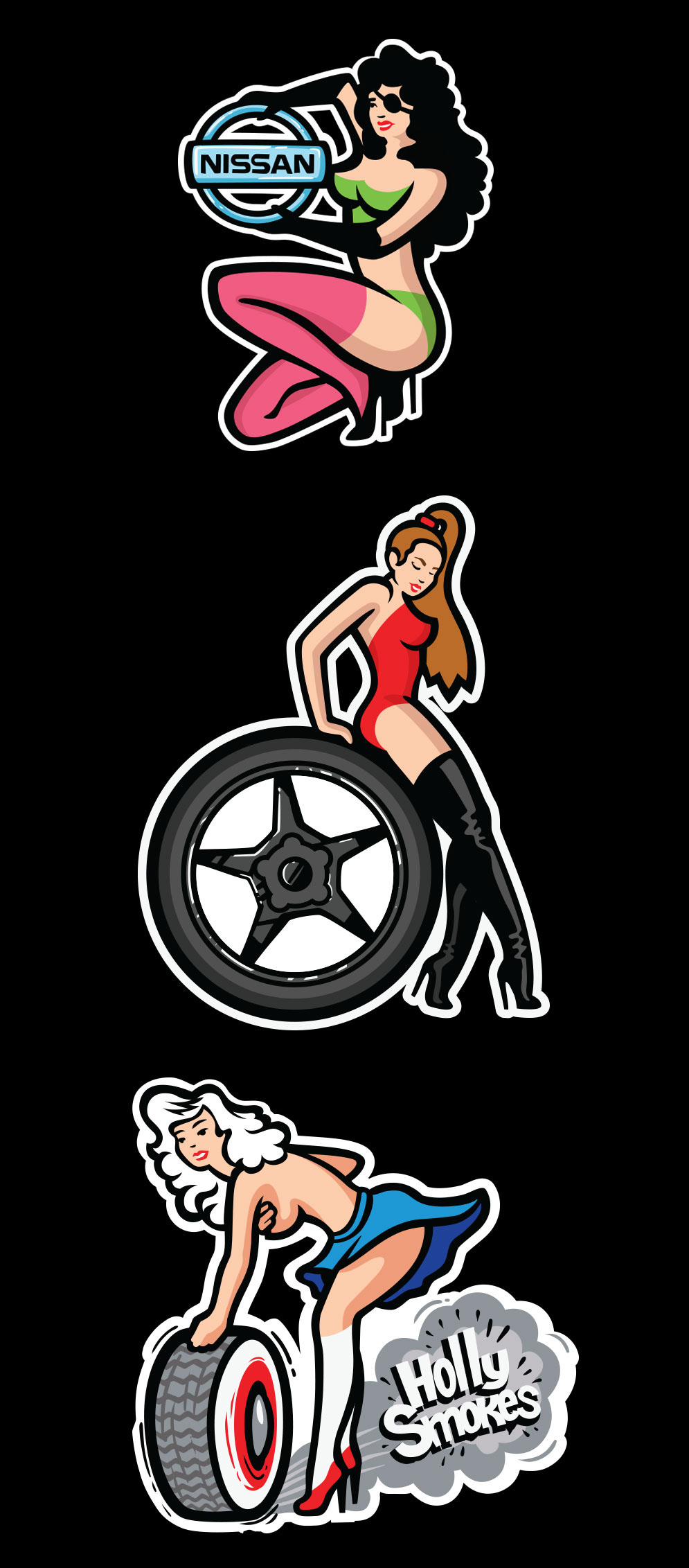 Konstantin Shalev Константин Шалев kvadart kvadrat car vinyl drift pattern illustrations stickers logos Russia Nissan madethis girl