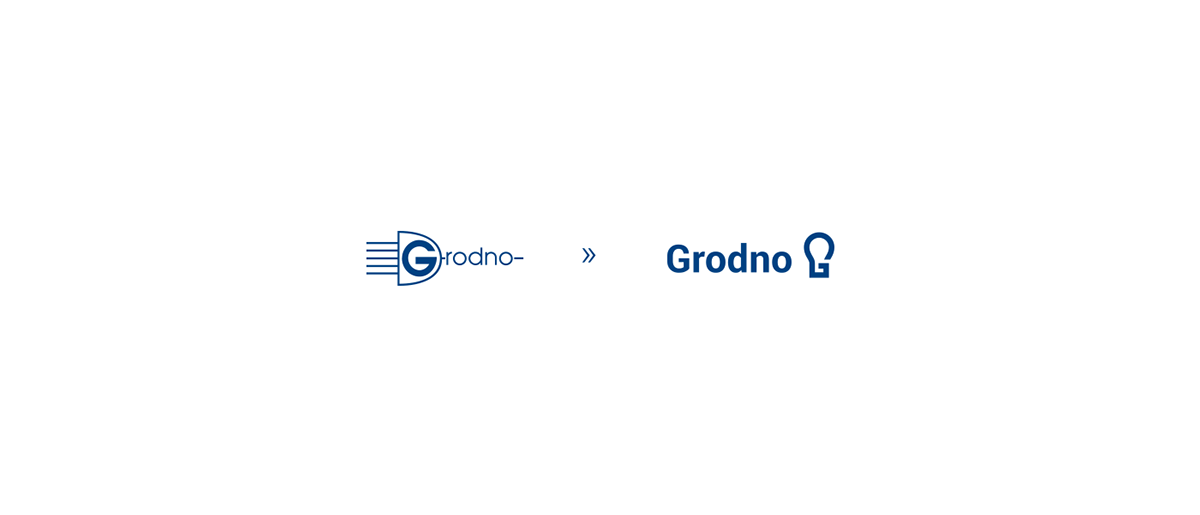 Grodno redesign rebranding Stationery papeteria  logo light