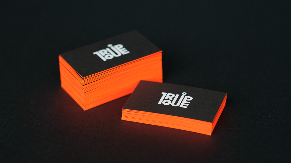 neon edge printing neon edge namecards Business Cards collaterals letterhead invoice singapore