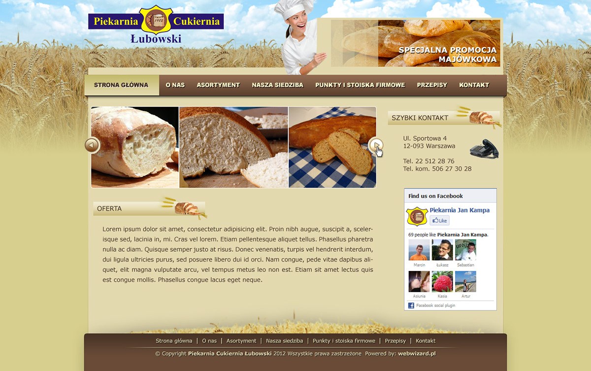 lubowski bakery Layout