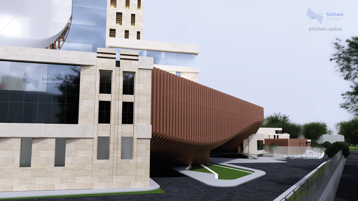 architecture revit sanaa slovakia yemen Yemen  Embassy اليمن تصميم تصميم معماري مشروع 
