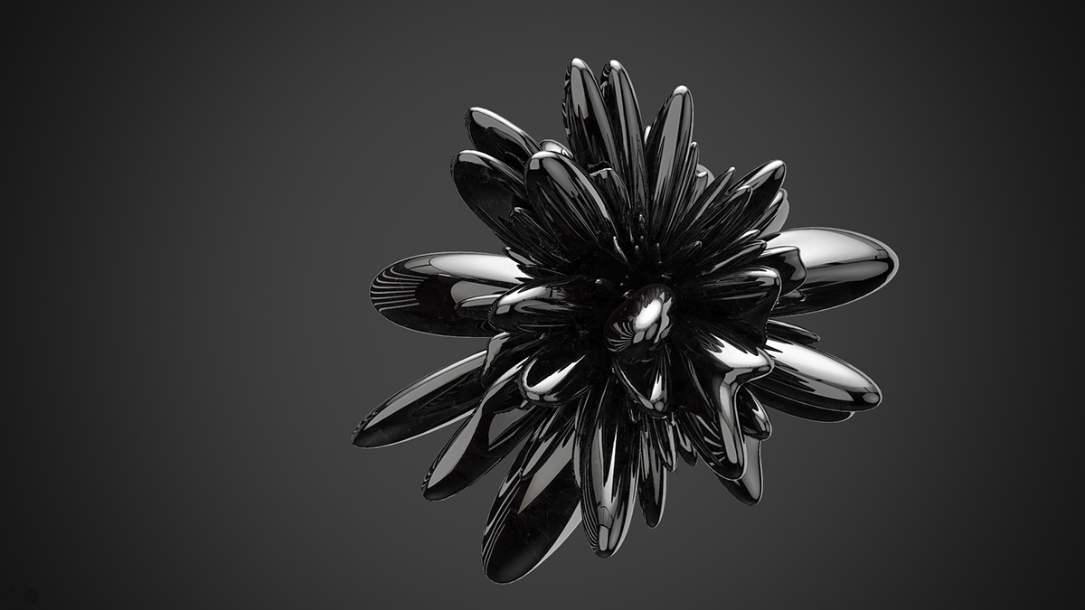 displacment oil black metals design 3D motion spheres digital illstration cinema 4d Liquid