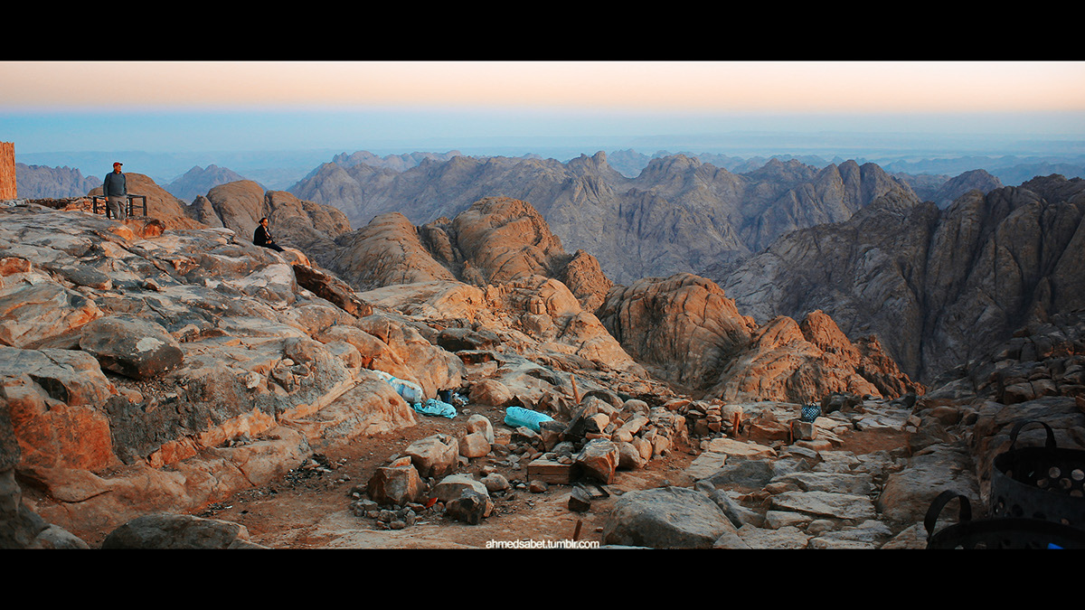 egypt Sina' mountains Landscape astrophotography color grading