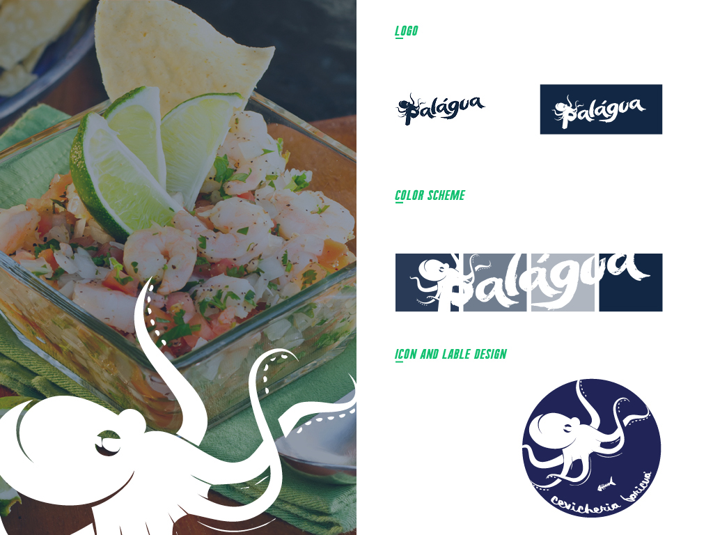 art graphicdesign graphic design brand ad creative restaurant seafood Ceviche Food  palagua fish