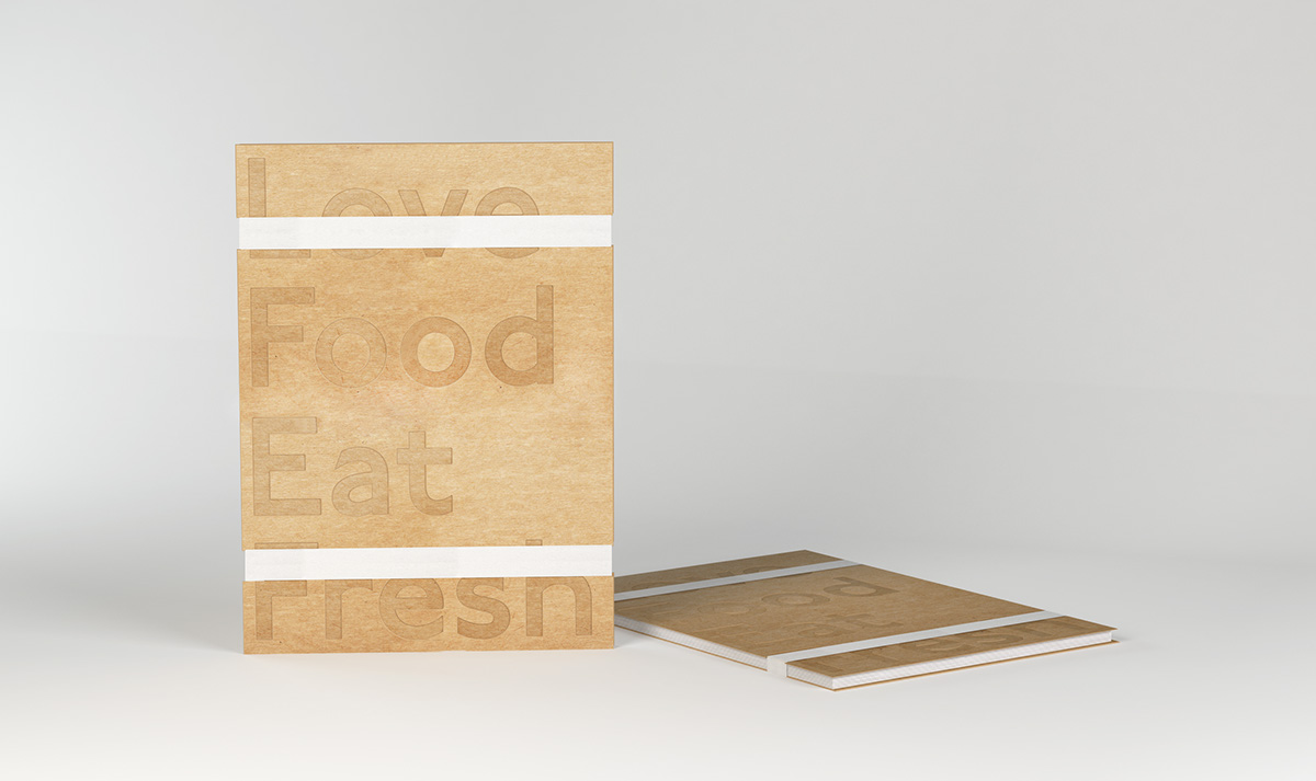 c4d packs raw Food  stationary brand 3D