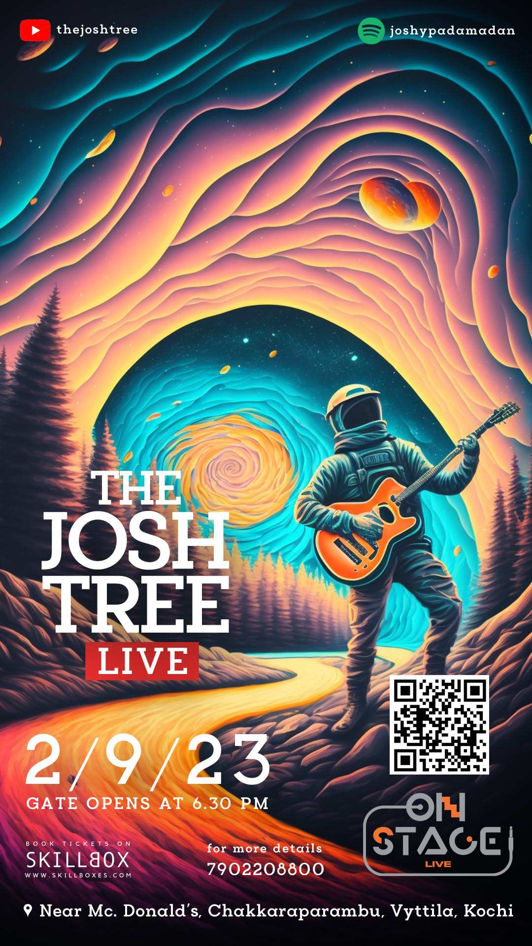 music band live gig branding  brand identity Logo Design Graphic Designer adobe illustrator the josh tree