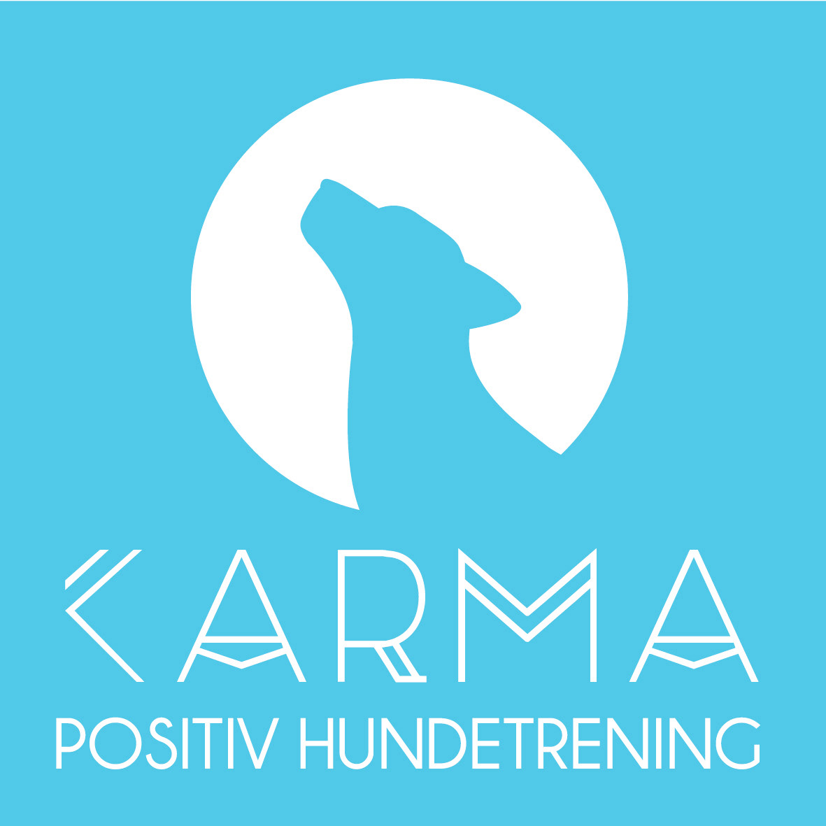 Karma Positiv Hundetrening logo Positive dog training dog karma