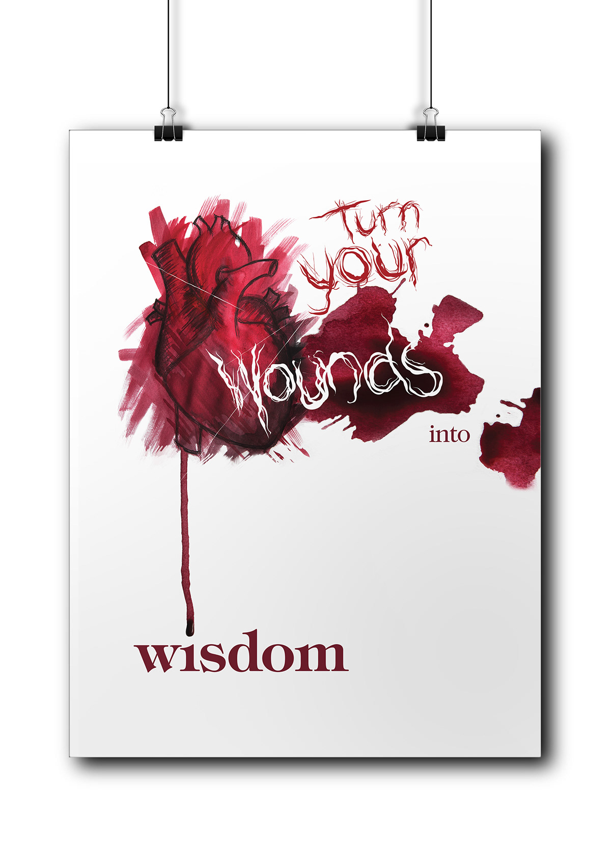 wisdom symbolic type poster