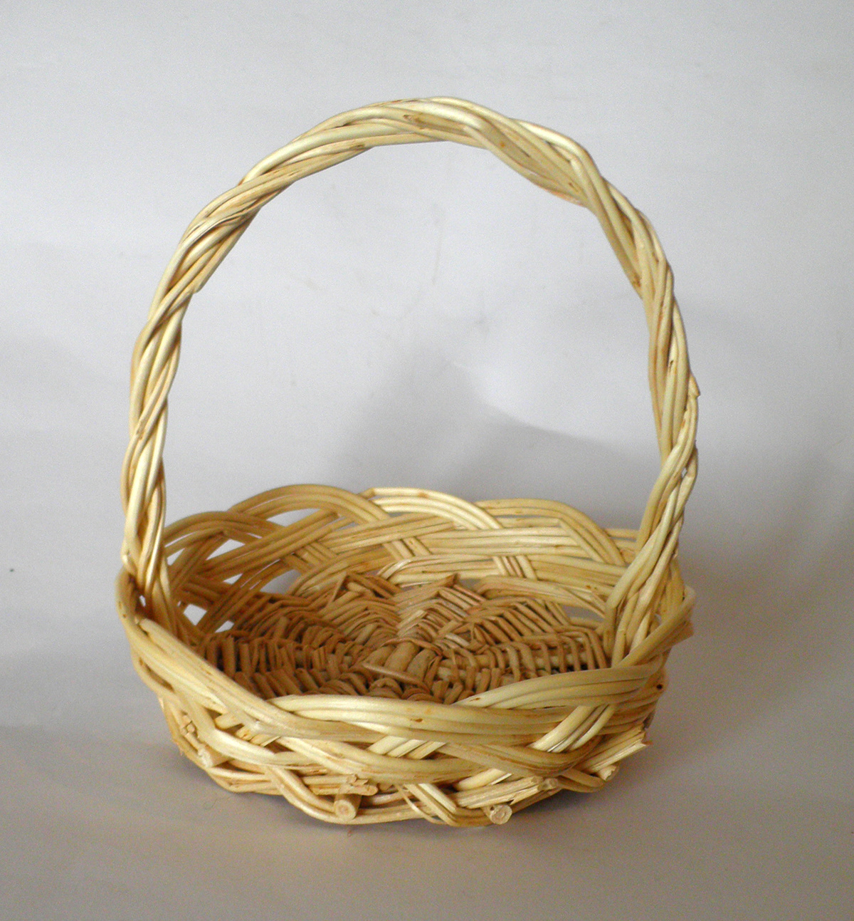 basket Arabesque line natural glass