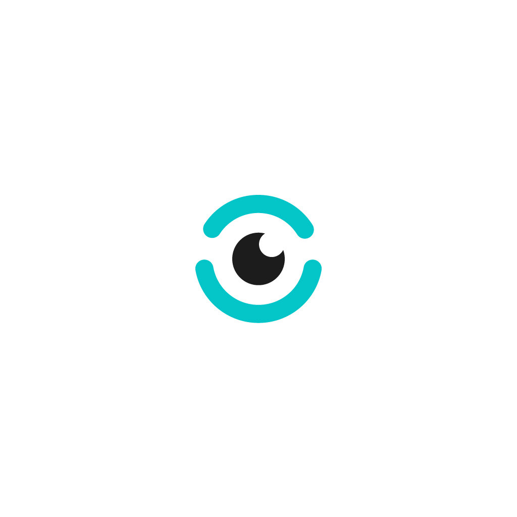 design logo Internet provider symbol optical Web eye Icon service