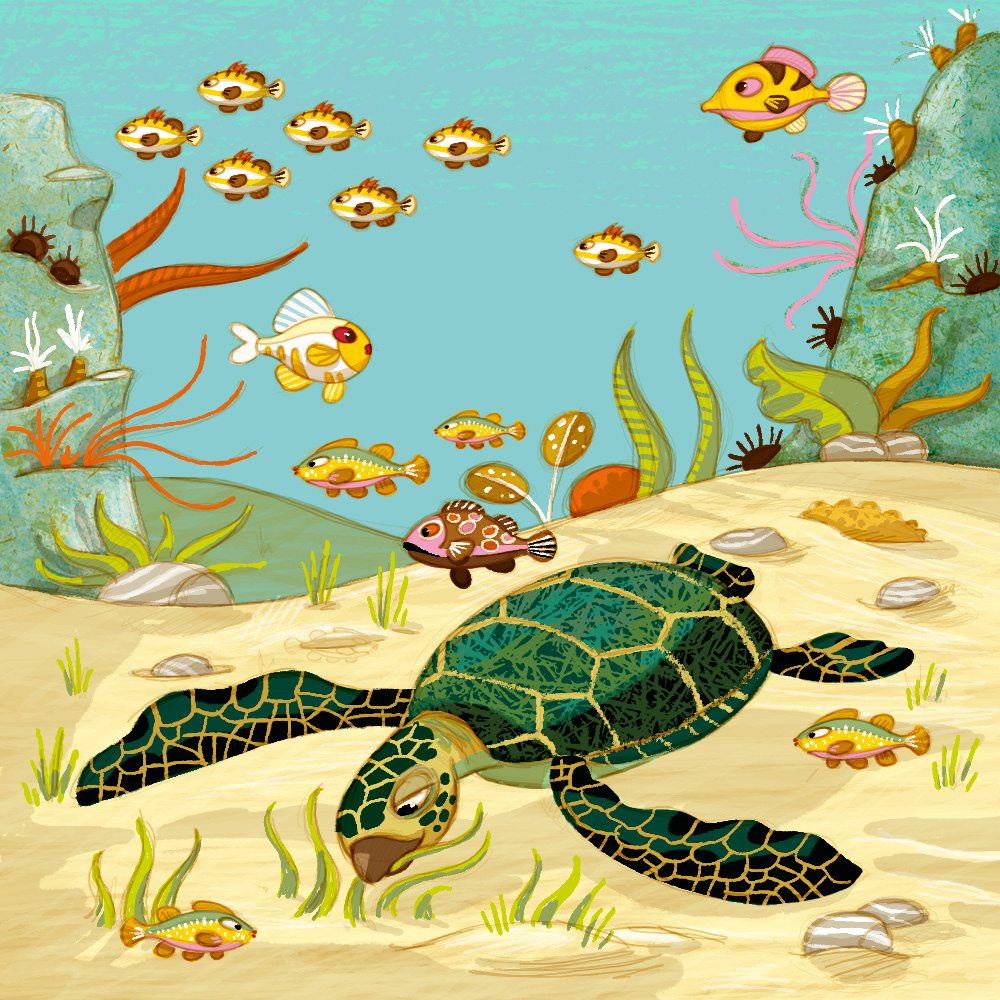 tortue vert océan pacifique documentaire animalier